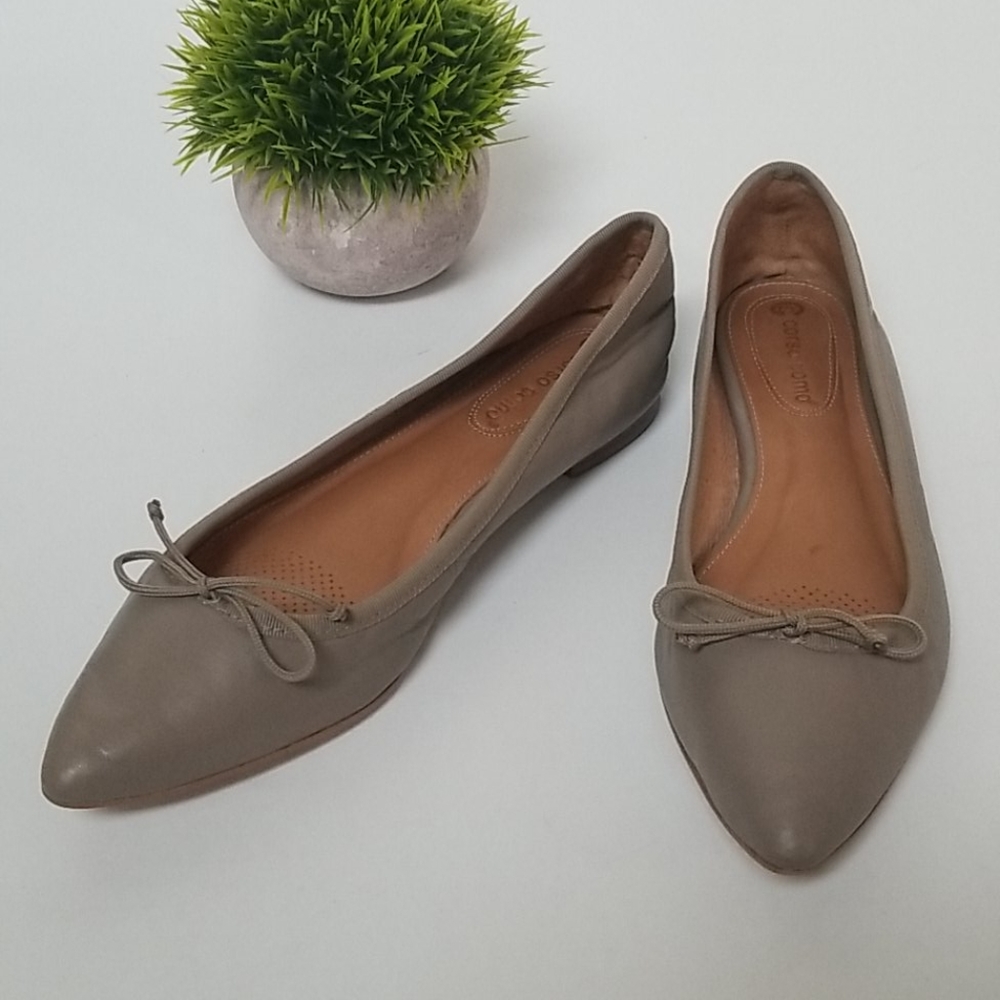 CORSO COMO Soft Leather Recital Ballerina Flats